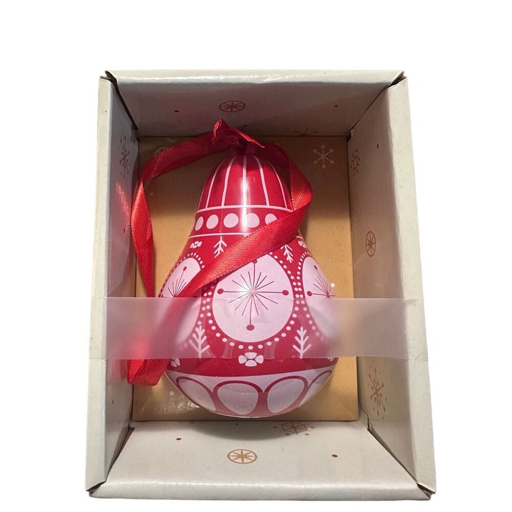 Harry & David red MCM Holiday Ornament Collectable First Edition  Retro